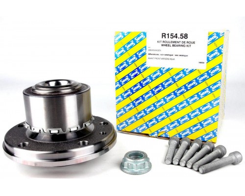 Подшипник ступицы передний / задний (ступица, комплект) VW Transporter T5 2003-2015 R154.58 SNR (Франция)