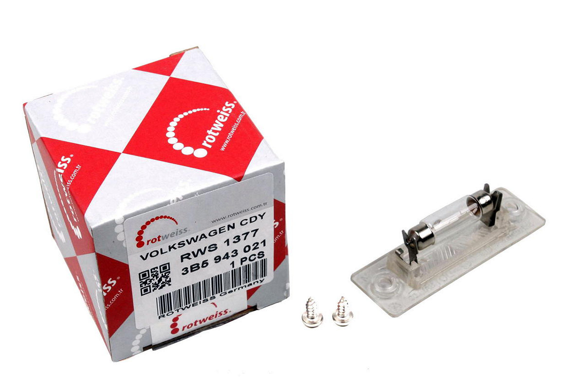 Подсветка номера VW Caddy III 04- RWS1377 ROTWEISS (Турция) Подсветка номера VW Caddy III 04- RWS1377 ROTWEISS (Турция)
