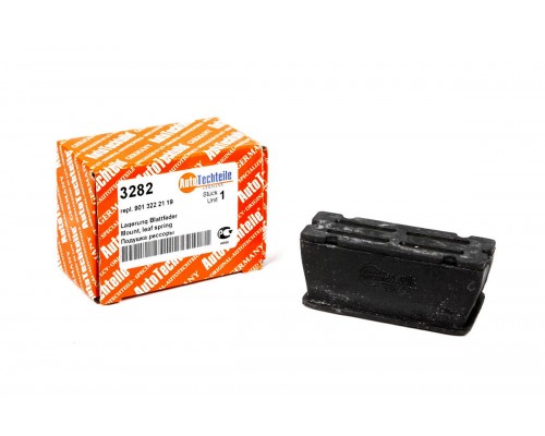 Подушка нижняя (левая) передней пластиковой рессоры VW LT 28-46 1996-2006 3282 AUTOTECHTEILE (Германия)