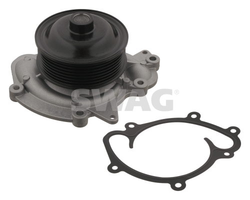 Помпа (двигатель: OM642, 7-ручейковый шкив) MB Vito 639 3.0CDI 2007- 10929848 SWAG (Германия)