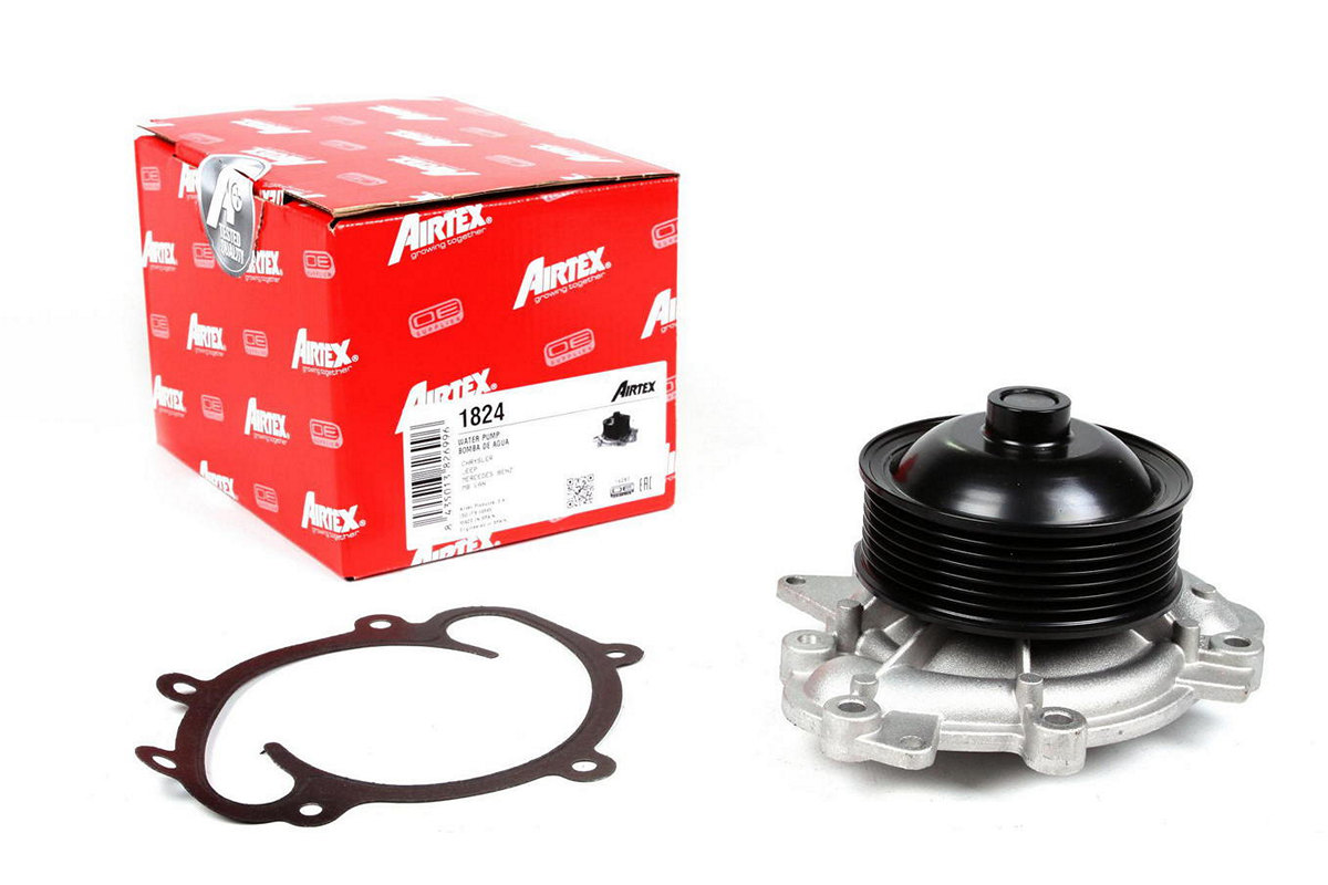 Помпа (двигатель: OM642, 7-ручейковый шкив) MB Vito 639 3.0CDI 2007- 1824 AIRTEX (Испания) Помпа (двигатель: OM642, 7-ручейковый шкив) MB Vito 639 3.0CDI 2007- 1824 AIRTEX (Испания)