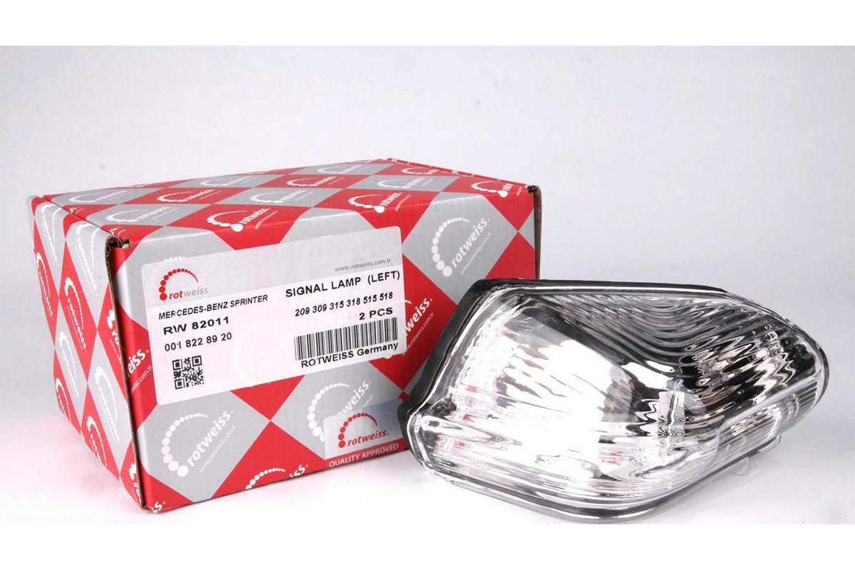 Повторитель поворота на зеркало левый VW Crafter 2006- RW82011 ROTWEISS (Турция) Повторитель поворота на зеркало левый VW Crafter 2006- RW82011 ROTWEISS (Турция)