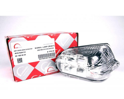 Повторитель поворота на зеркало правый VW Crafter 2006- RW82012 ROTWEISS (Турция)