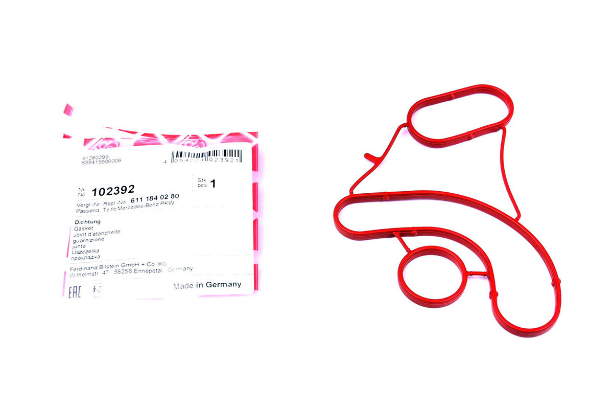 Прокладка радиатора масляного / теплообменника MB Sprinter 2.2CDI / 2.7CDI 2000-2006 102392 FEBI (Германия)