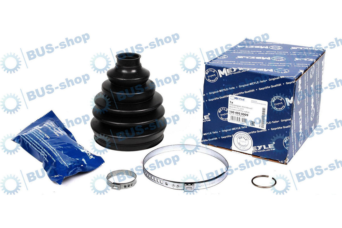 Пыльник шруса внешнего (комплект) VW Transporter T5 2.0 / 1.9TDI / 2.0TDI 03- 1004950009 MEYLE (Германия) Пыльник шруса внешнего (комплект) VW Transporter T5 2.0 / 1.9TDI / 2.0TDI 03- 1004950009 MEYLE (Германия)