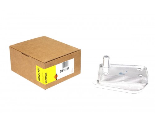 Радиатор масляный / теплообменник (двигатель OM646) MB Vito 639 2.2CDI 03- 31183 NRF (Нидерланды)