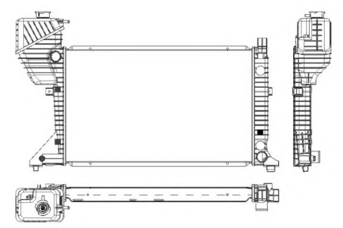 Радиатор охлаждения (с кондиционером) MB Sprinter 2.3D / 2.9TDI 1995-2006 8MK376721-201 HELLA (Германия) Радиатор охлаждения (с кондиционером) MB Sprinter 2.3D / 2.9TDI 1995-2006 8MK376721-201 HELLA (Германия)