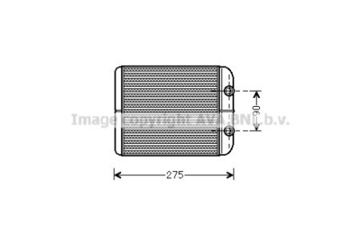 Радиатор печки VW Transporter T5 2.0 / 3.2 / 1.9TDI / 2.5TDI 2003-2015 VWA6301 AVA (Нидерланды) Радиатор печки VW Transporter T5 2.0 / 3.2 / 1.9TDI / 2.5TDI 2003-2015 VWA6301 AVA (Нидерланды)