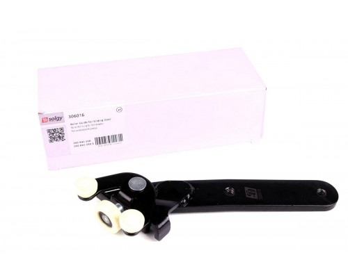 Ролик правой боковой двери нижний (с кронштейном) VW Caddy III 2004-2015 306016 SOLGY (Испания)