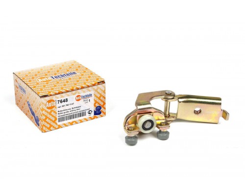 Ролик правой боковой двери средний (с кронштейном) VW LT 1996-2006 7648 AUTOTECHTEILE (Германия)