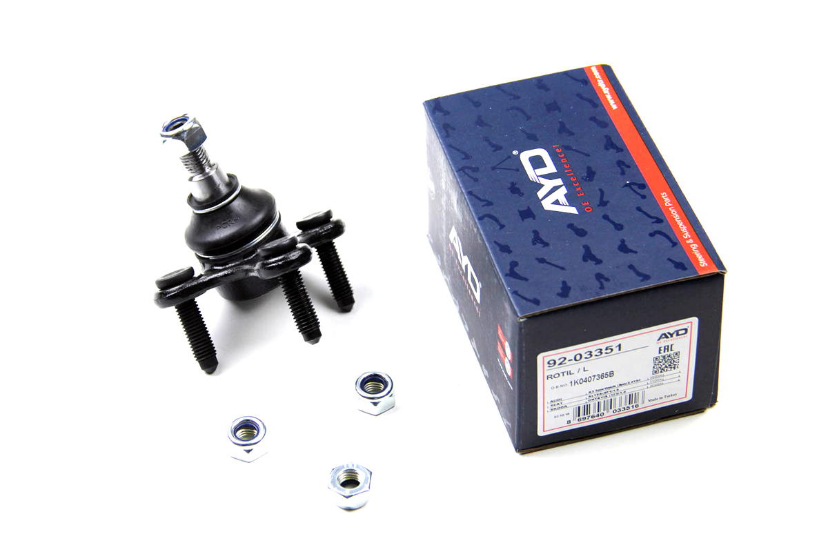 Шаровая опора левая VW Caddy III 04- 92-03351 AYD (Турция) Шаровая опора левая VW Caddy III 04- 92-03351 AYD (Турция)