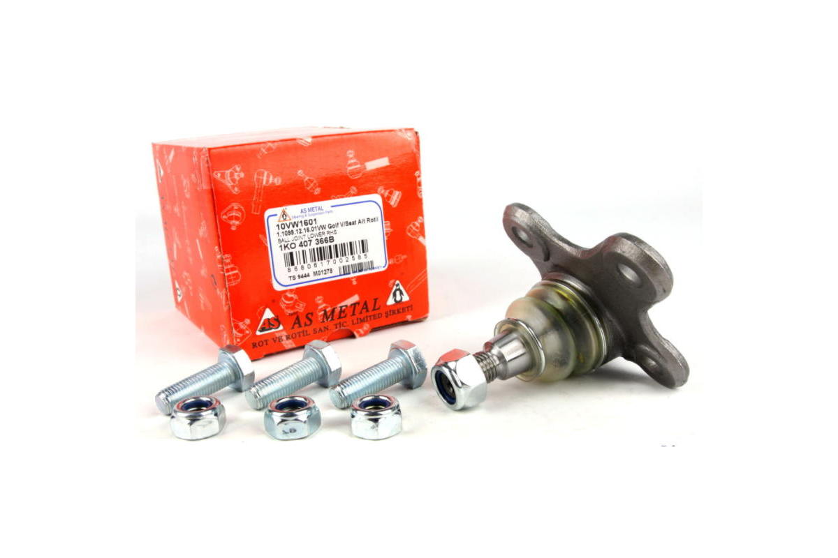 Шаровая опора права VW Caddy III 04- 10VW1601 ASMETAL (Турция) Шаровая опора права VW Caddy III 04- 10VW1601 ASMETAL (Турция)