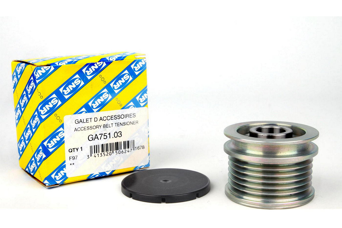 Шкив генератора MB Sprinter 2.2СDI / 2.7CDI 1995-2006 GA751.03 SNR (Франция) Шкив генератора MB Sprinter 2.2СDI / 2.7CDI 1995-2006 GA751.03 SNR (Франция)