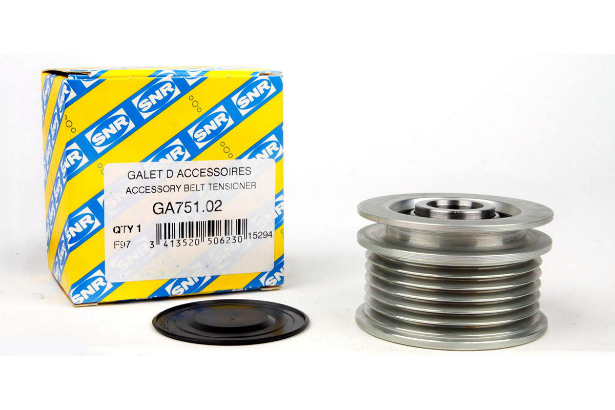 Шкив генератора MB Sprinter 2.3D / 2.9TDI 1995-2006 GA751.02 SNR (Франция) Шкив генератора MB Sprinter 2.3D / 2.9TDI 1995-2006 GA751.02 SNR (Франция)