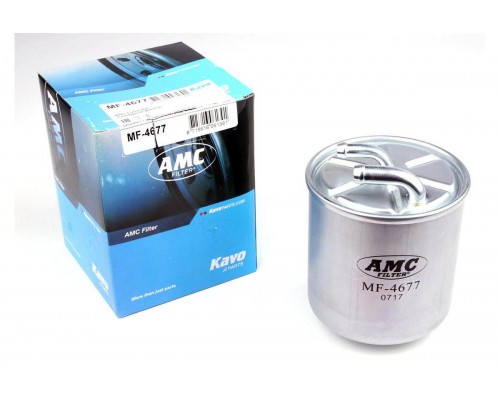 Топливный фильтр (без датчика, две трубки) MB Vito 638 2.2CDI MF-4677 AMC FILTER (Япония)