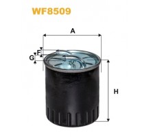 Топливный фильтр (без датчика, две трубки) MB Vito 638 2.2CDI WF8509 WIX (Польша)