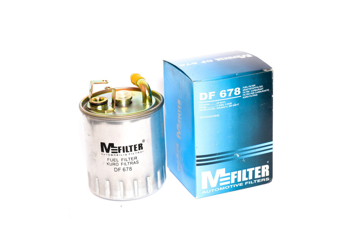 Топливный фильтр (без датчика) MB Sprinter 2.2CDI / 2.7CDI 1995-2006 DF678 M-Filter (Литва) Топливный фильтр (без датчика) MB Sprinter 2.2CDI / 2.7CDI 1995-2006 DF678 M-Filter (Литва)
