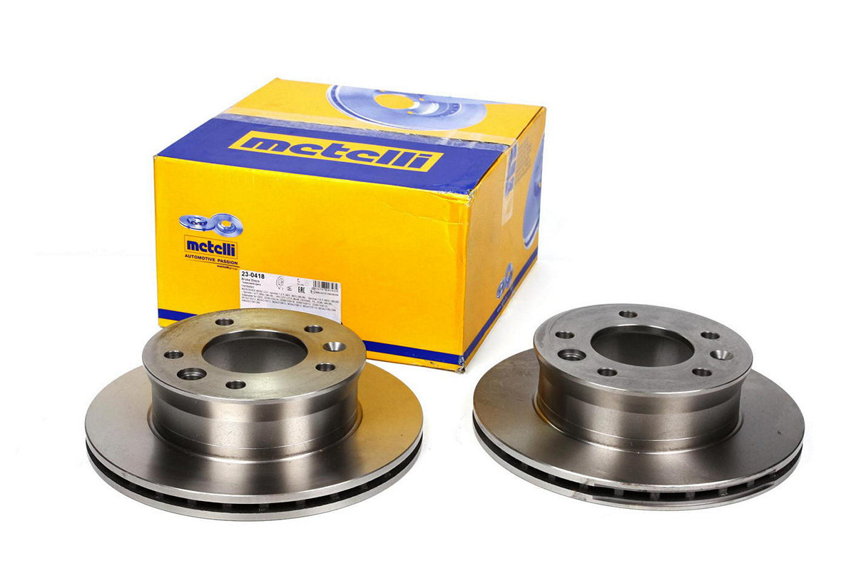 Тормозной диск передний (276х22мм) VW LT 28-46 1996-2006 23-0418 METELLI (Италия)