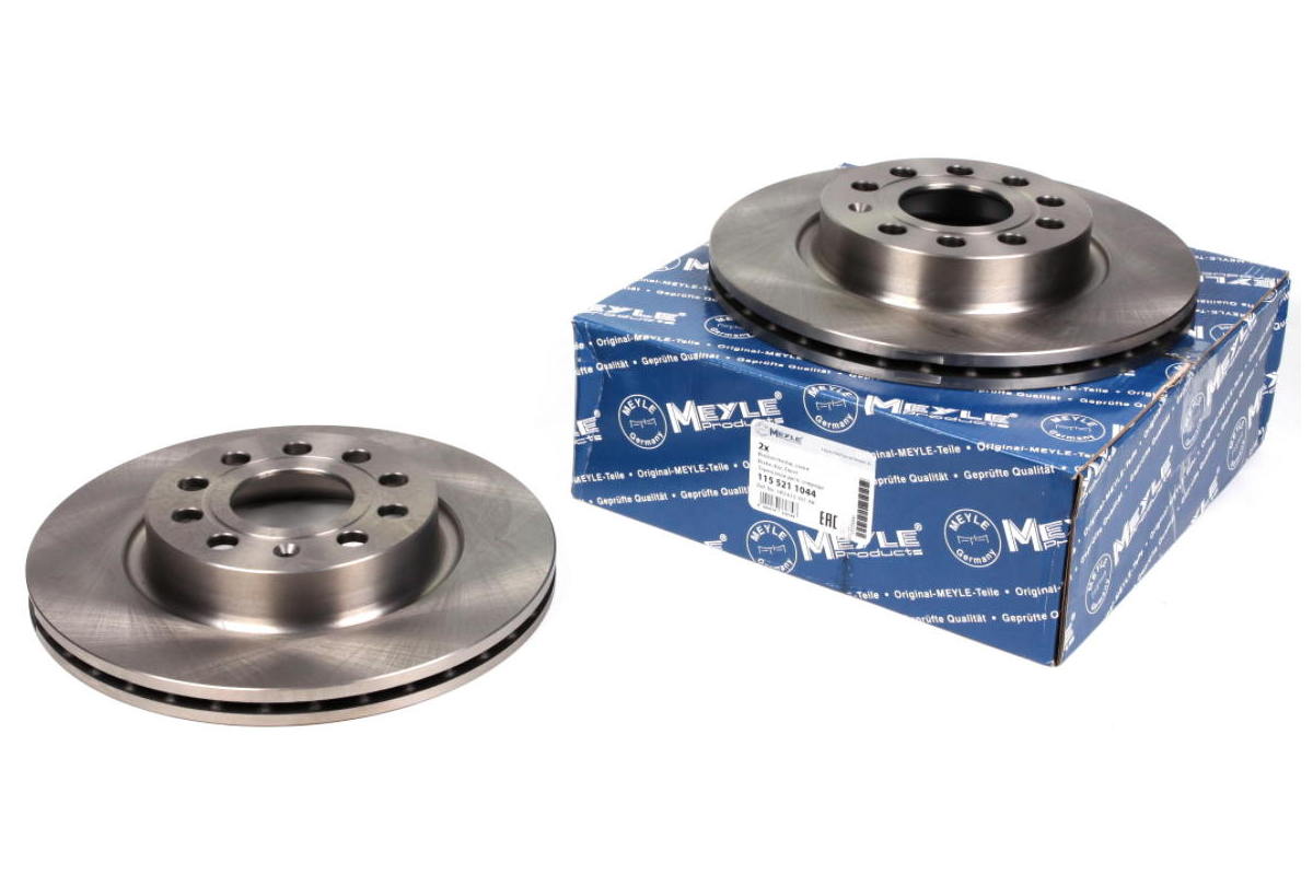 Тормозной диск передний (280х22mm) VW Caddy III 04- 1155211044 MEYLE (Германия)
