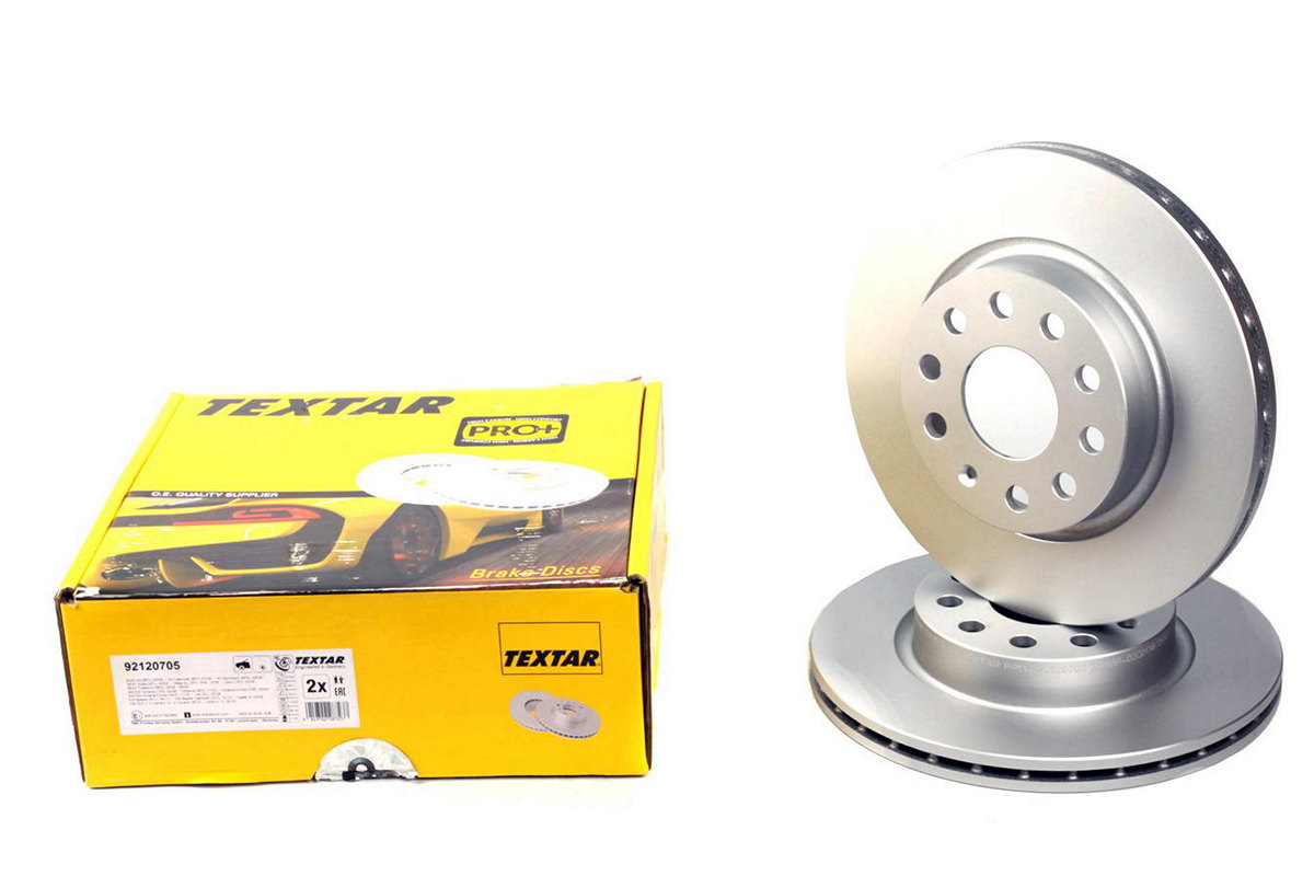 Тормозной диск передний (280х22mm) VW Caddy III 04- 92120705 TEXTAR (Германия) Тормозной диск передний (280х22mm) VW Caddy III 04- 92120705 TEXTAR (Германия)
