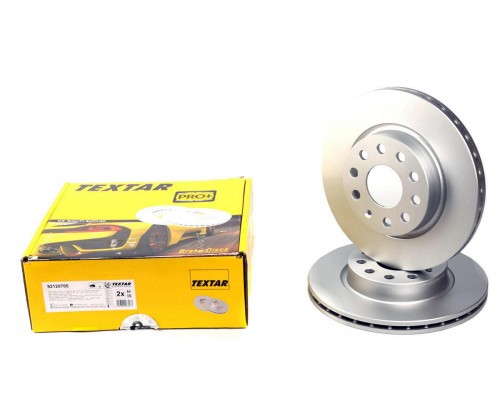 Тормозной диск передний (280х22mm) VW Caddy III 04- 92120705 TEXTAR (Германия)