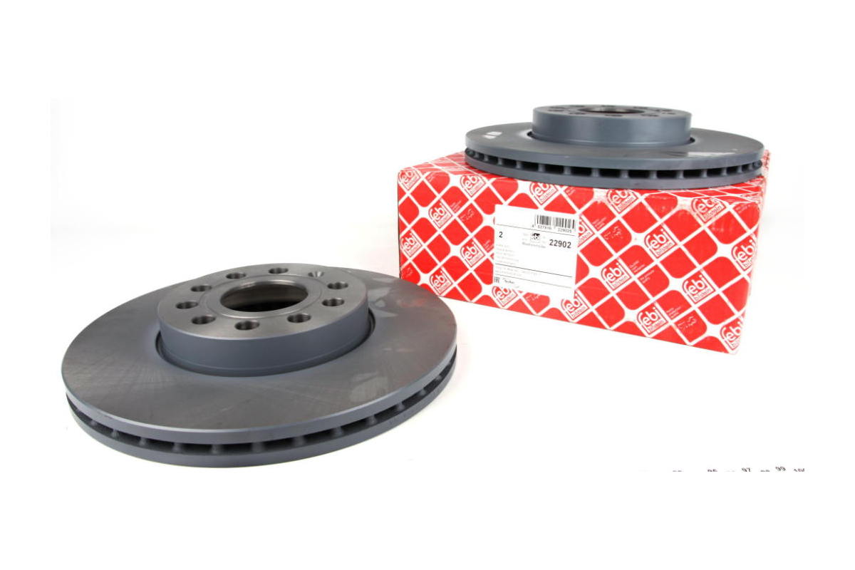 Тормозной диск передний (288х25mm) VW Caddy III 04- 22902 FEBI (Германия) Тормозной диск передний (288х25mm) VW Caddy III 04- 22902 FEBI (Германия)