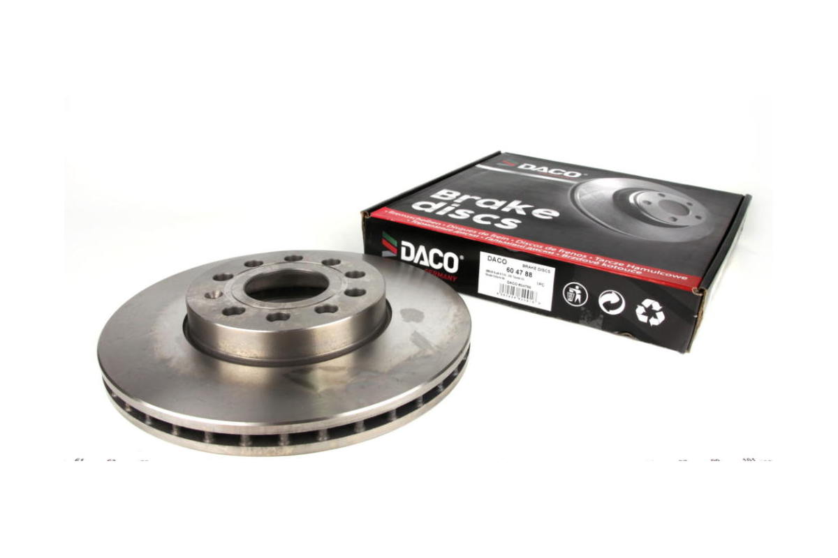 Тормозной диск передний (288х25mm) VW Caddy III 04- 604788 DACO (Польша) Тормозной диск передний (288х25mm) VW Caddy III 04- 604788 DACO (Польша)