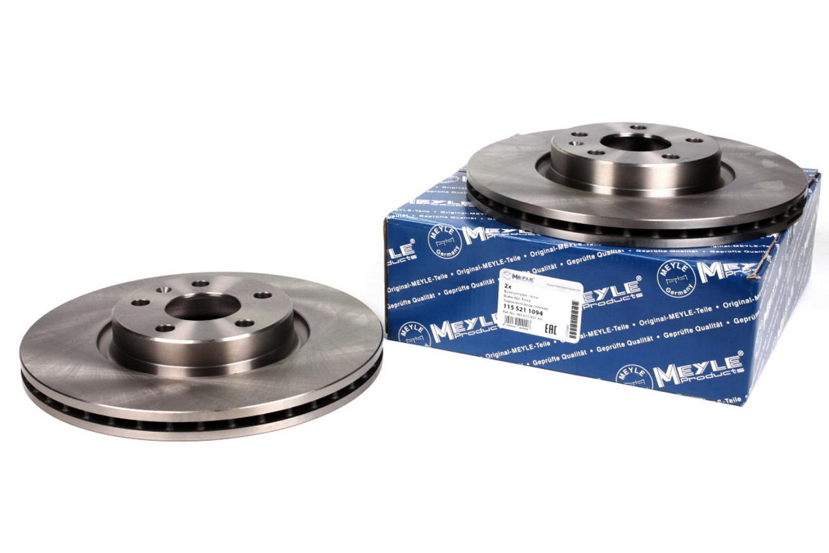 Тормозной диск передний (312х25mm) VW Caddy III 04- 1155211094 MEYLE (Германия)