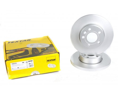 Тормозной диск передний сплошной (R15, 282x18mm) VW Transporter T4 90-03 92083703 TEXTAR (Германия)