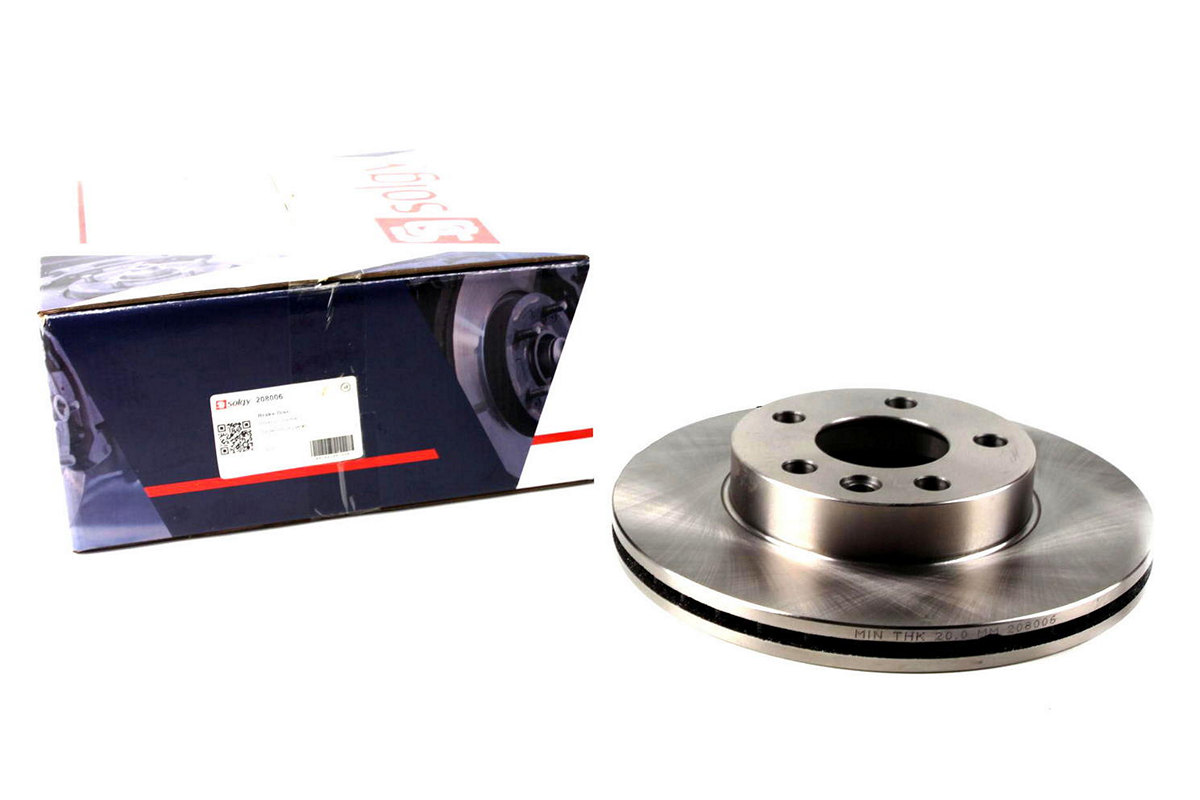 Тормозной диск передний вентилируемый (R15, 280x24mm) VW Transporter T4 90-03 208006 SOLGY (Испания) Тормозной диск передний вентилируемый (R15, 280x24mm) VW Transporter T4 90-03 208006 SOLGY (Испания)