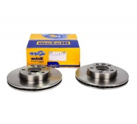 Тормозной диск передний вентилируемый (R15, 280x24mm) VW Transporter T4 90-03 23-0507 METELLI (Италия)