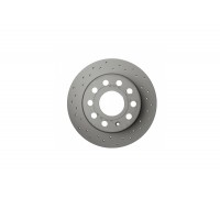 Тормозной диск задний (253х10mm) VW Caddy III 07- 600.3234.52 ZIMMERMANN (Германия)