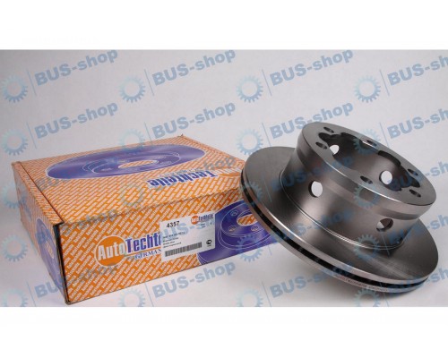 Тормозной диск задний (со сдвоенным колесом, 285х22мм) MB Sprinter 408-416 1995-2006 4357 AUTOTECHTEILE (Германия)