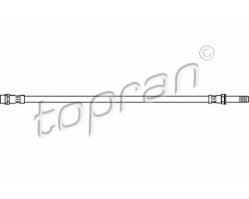Тормозной шланг передний/задний (420mm) MB Sprinter 901-905 1995-2006 109995 TOPRAN (Германия)