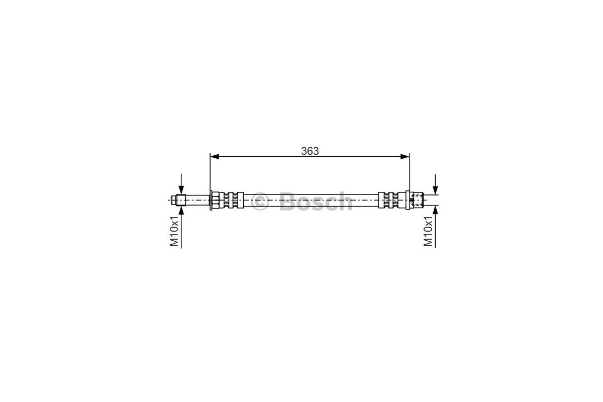 Тормозной шланг передний/задний (420mm) VW LT 28-46 1996-2006 1987476295 BOSCH (Германия) Тормозной шланг передний/задний (420mm) VW LT 28-46 1996-2006 1987476295 BOSCH (Германия)