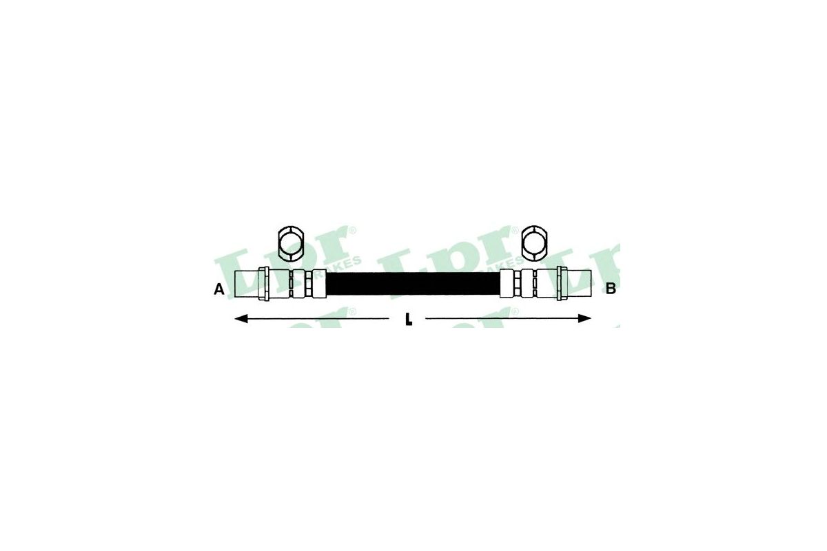 Тормозной шланг (задний, со сдвоенным колесом) MB Sprinter 901-905 1995-2006 6T47854 LPR (Италия) Тормозной шланг (задний, со сдвоенным колесом) MB Sprinter 901-905 1995-2006 6T47854 LPR (Италия)