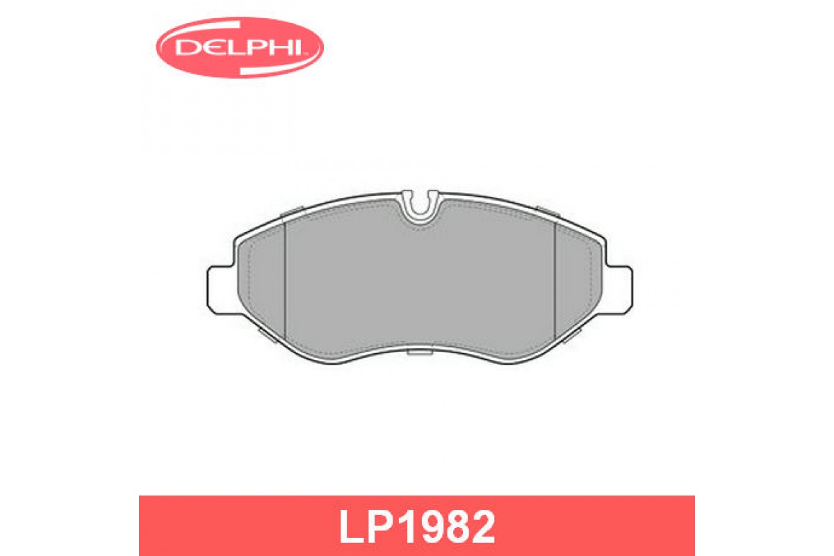 Тормозные колодки передние без датчика MB Sprinter 906 2006- LP1982 DELPHI (США) Тормозные колодки передние без датчика MB Sprinter 906 2006- LP1982 DELPHI (США)