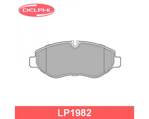 Тормозные колодки передние без датчика MB Sprinter 906 2006- LP1982 DELPHI (США)