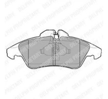 Тормозные колодки передние без датчика (система ATE) MB Vito 638 1996-2003 LP980 DELPHI (США)