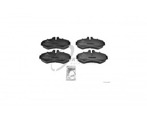 Тормозные колодки передние без датчика (система BOSCH) MB Vito 638 1996-2003 02.35.117 TRUCKTEC (Германия)