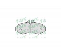 Тормозные колодки передние без датчика (система BOSCH) MB Vito 638 1996-2003 05P672 LPR (Италия)