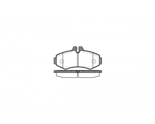 Тормозные колодки передние без датчика (система BOSCH) MB Vito 638 1996-2003 0701.00 Remsa (Испания)