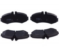 Тормозные колодки передние без датчика (система BOSCH) MB Vito 638 1996-2003 GDB1373 TRW (Германия)