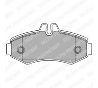 Тормозные колодки передние без датчика (система BOSCH) MB Vito 638 1996-2003 LP1425 DELPHI (США)