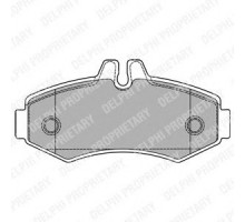 Тормозные колодки передние без датчика (система BOSCH) MB Vito 638 1996-2003 LP1425 DELPHI (США)
