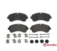 Тормозные колодки передние без датчика (со сдвоенным колесом) MB Sprinter 509-519 2006- P50059 BREMBO (Италия)