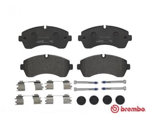 Тормозные колодки передние без датчика (со сдвоенным колесом) MB Sprinter 509-519 2006- P50059 BREMBO (Италия)
