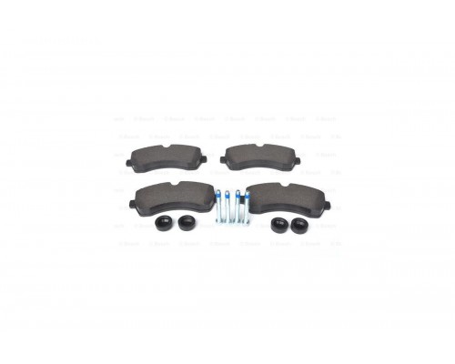 Тормозные колодки передние без датчика (со сдвоенным колесом) VW Crafter 50 2006- 0986494194 BOSCH (Германия)