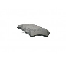 Тормозные колодки передние без датчика (со сдвоенным колесом) VW Crafter 50 2006- 1163601810 JP GROUP (Дания)