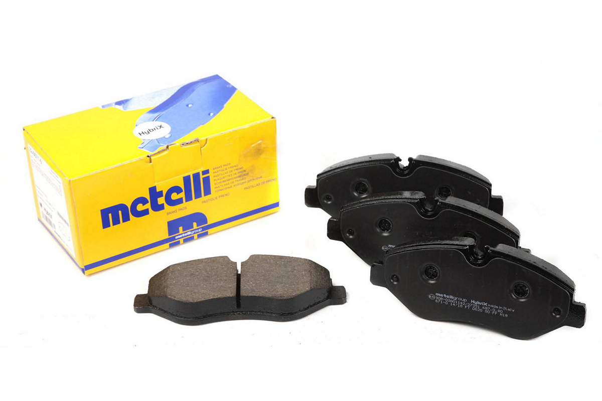 Тормозные колодки передние без датчика VW Crafter 2006- 22-0671-0 METELLI (Италия) Тормозные колодки передние без датчика VW Crafter 2006- 22-0671-0 METELLI (Италия)